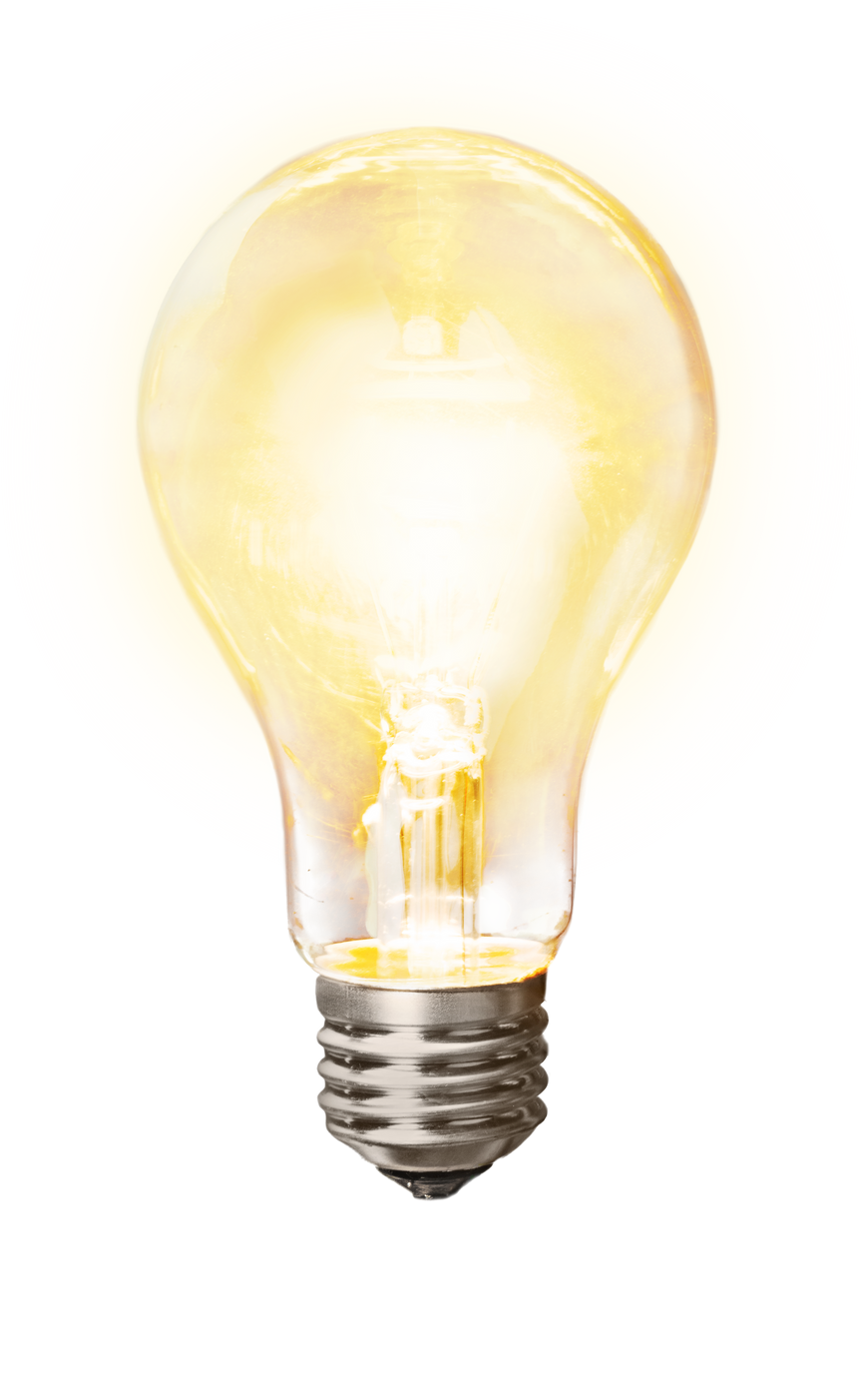 Standard Incandescent Bulb - Isolated